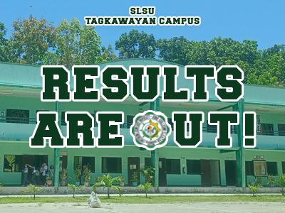 COLLEGE ADMISSION RESULT A.Y. 2023 – 2024 SLSU TAGKAWAYAN CAMPUS